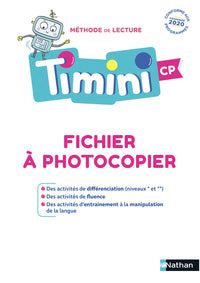 Timini - Fichier à photocopier - Différentiation et manipulation CP
