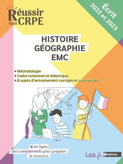 Réussir mon CRPE - Histoire/Géographie/EMC épreuve écrite d'application 2023 - M1 M2