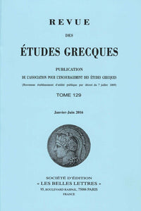 Revue des études grecques