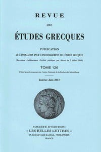 Revue des études grecques