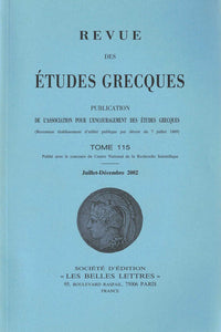 Revue des études grecques