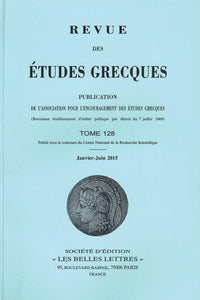 Revue des études grecques