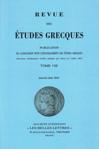 Revue des études grecques
