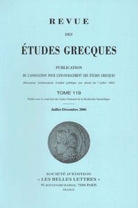Revue des études grecques