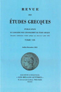 Revue des études grecques