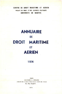 Annuaire de droit maritime et aérien
