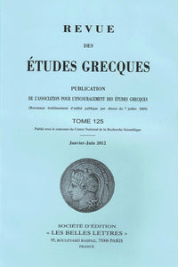 Revue des études grecques