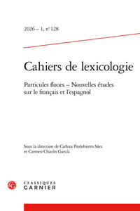 Cahiers de lexicologie