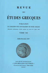 Revue des études grecques