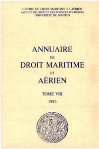 Annuaire de droit maritime et aérien