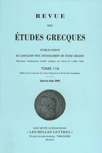 Revue des études grecques