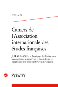 Cahiers de l'Association internationale des études françaises