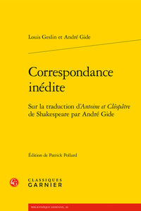 Correspondance inédite