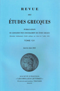 Revue des études grecques