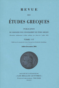 Revue des études grecques