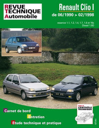 Revue Technique Automobile 115 - RENAULT CLIO I PHASE 1 - 1990 à 1998
