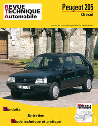 Revue Technique Automobile 456.7 - PEUGEOT 205 - 1987 à 1998 - Diesel