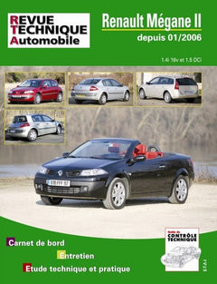 RTA B716.5 MEGANE II DEPUIS 01/2006 1.4I 16V 1.5DCI
