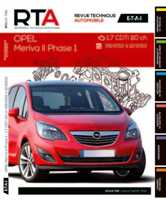 RTA B795 Opel MErivaYII 1.7 CDTi 110chY(9/10 A12/13)