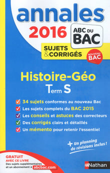 Annales ABC du BAC 2016 Histoire - Géographie Term S