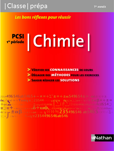 Chimie - PCSI 1re période Classe Prépa