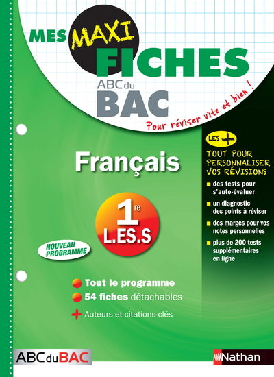 Mes maxi fiches français 1ère L-ES-S