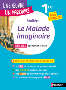 Analyse et étude de l'oeuvre - Le Malade Imaginaire de Molière - Réussir son BAC Français 1re 2024 - Parcours associé Spectacle et comédie