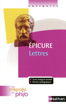 Epicure, Lettres