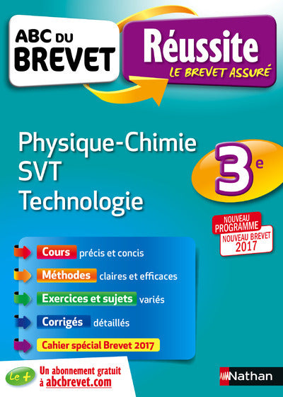ABC du Brevet - Physique-Chimie SVT Techno 3e
