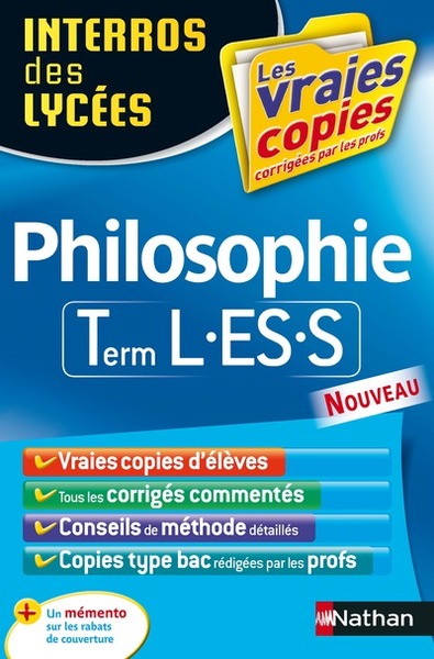 Interros des lycées philosophie Term L.ES.S