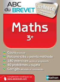 ABC du Brevet Excellence Maths 3e