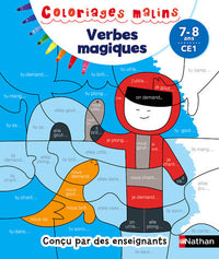 Coloriages magiques primaire - Pour découvrir la conjugaison en coloriant