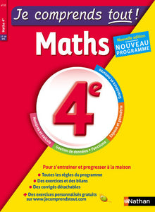 Maths 4ème - Je comprends tout