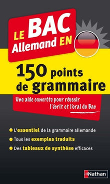 Le BAC Allemand en 150 points de grammaire