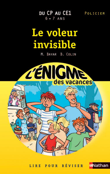 L'énigme des vacances du CP au CE1 - Le voleur invisible