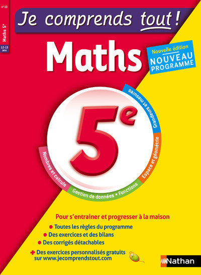 Maths 5ème - Je comprends tout