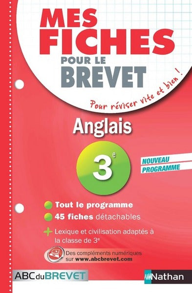 Mes Fiches ABC du BREVET Anglais 3e