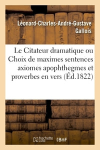 Le Citateur dramatique