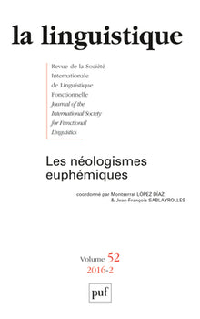 Linguistique 2016, Vol. 52 (2)