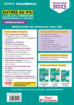 Entrée en IFSI Pour les AS-AP et formation professionnelle continue (FPC) - Mathématiques - 8 tutos offerts