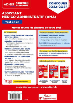 Concours Assistant médico-administratif - Catégorie B - Tout-en-un