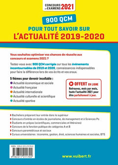 900 QCM pour tout savoir sur l'actualité 2019-2020