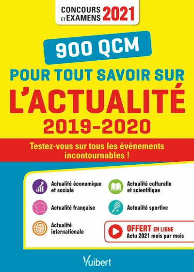 900 QCM pour tout savoir sur l'actualité 2019-2020