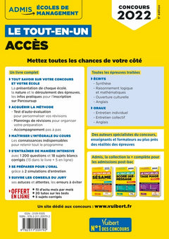 Le tout-en-un ACCES - 18 sujets blancs - Ecrits et oraux - Tutos offerts