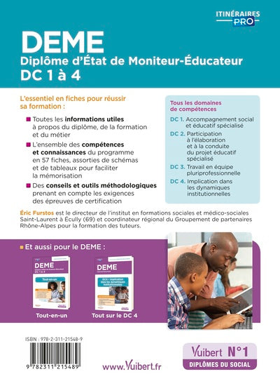 DEME - Fiches de révisions: DC 1 à 4 - Diplôme d'État de Moniteur-Éducateur
