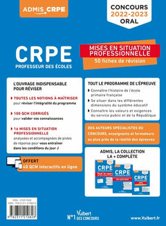 Concours Professeur des écoles - CRPE - Mises en situation professionnelle