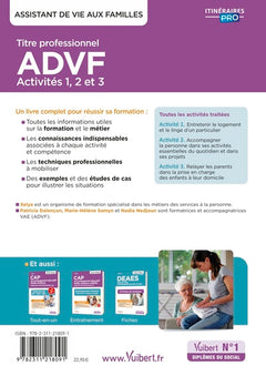 Titre professionnel ADVF - Activités 1 à 3