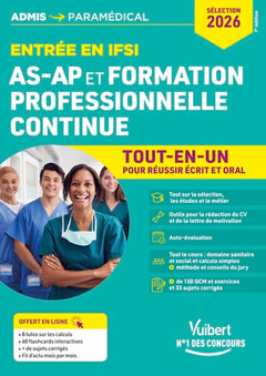 Entrée en IFSI pour AS-AP et formation professionnelle continue (FPC)