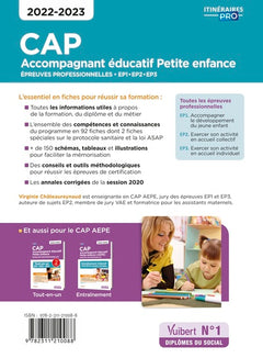 CAP accompagnant éducatif petite enfance - Épreuves professionnelles - 2022-2023