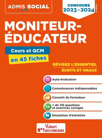 Concours Moniteur-éducateur - Cours et QCM en 45 fiches